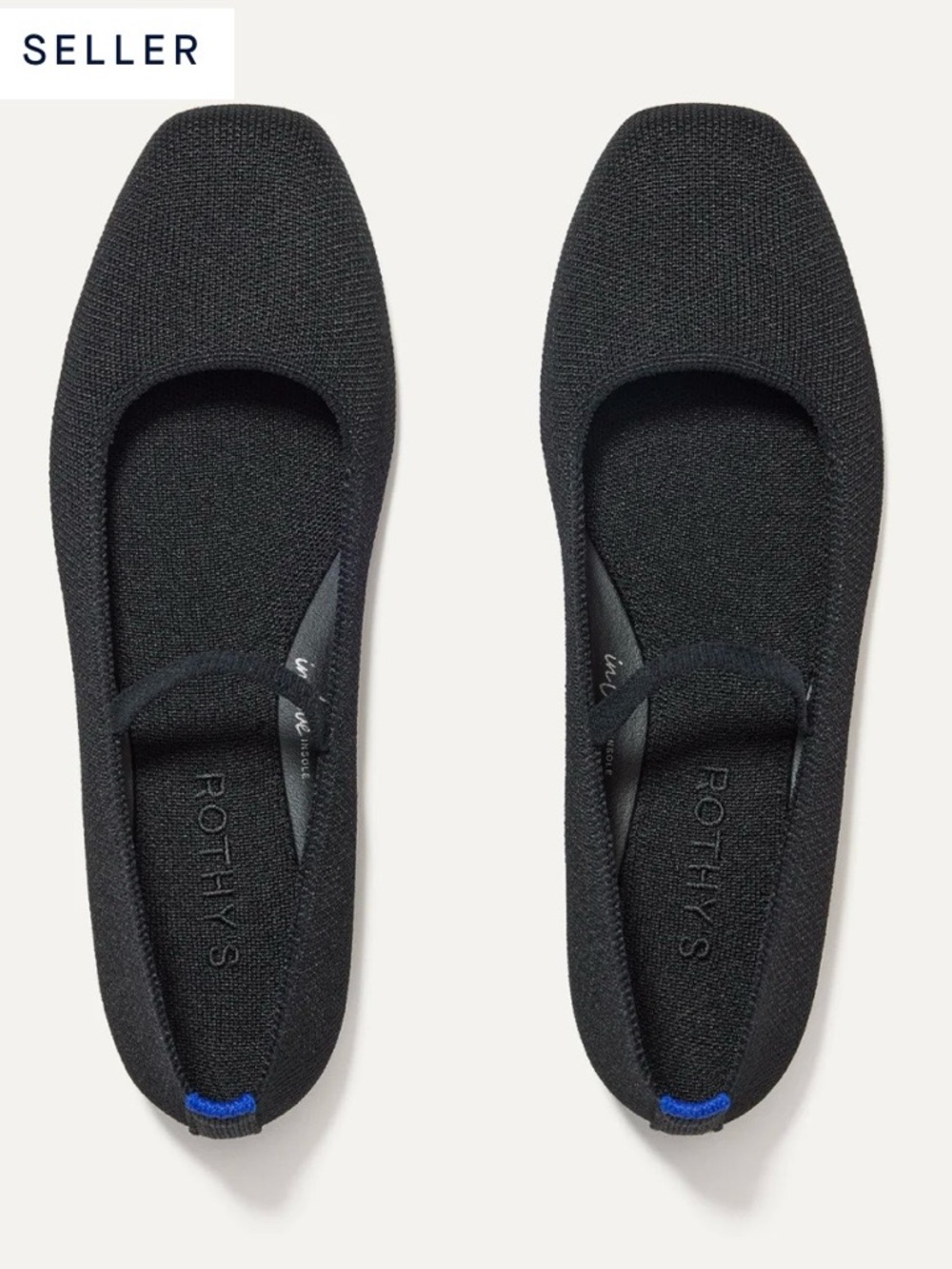 Rothy's Black Mary Jane Flats 9